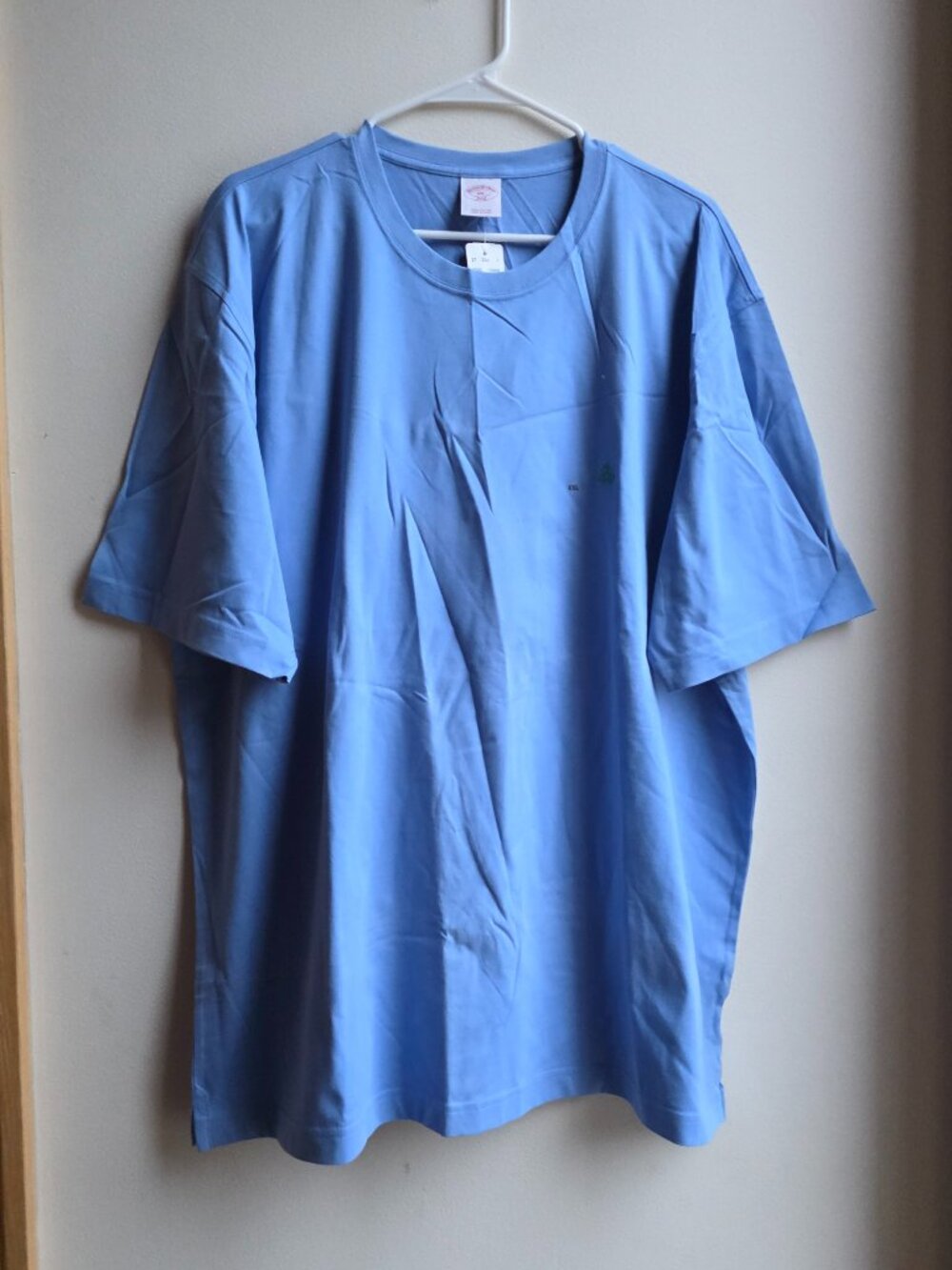 NWT Brooks Brothers Light Blue Cotton T-Shirt Big & Tall Size 3XL
